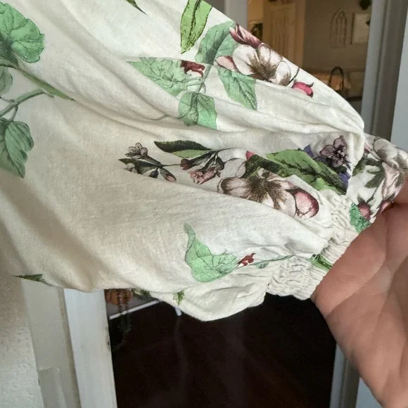 Maeve Anthropologie Floral Tie-Waist Maxi XS